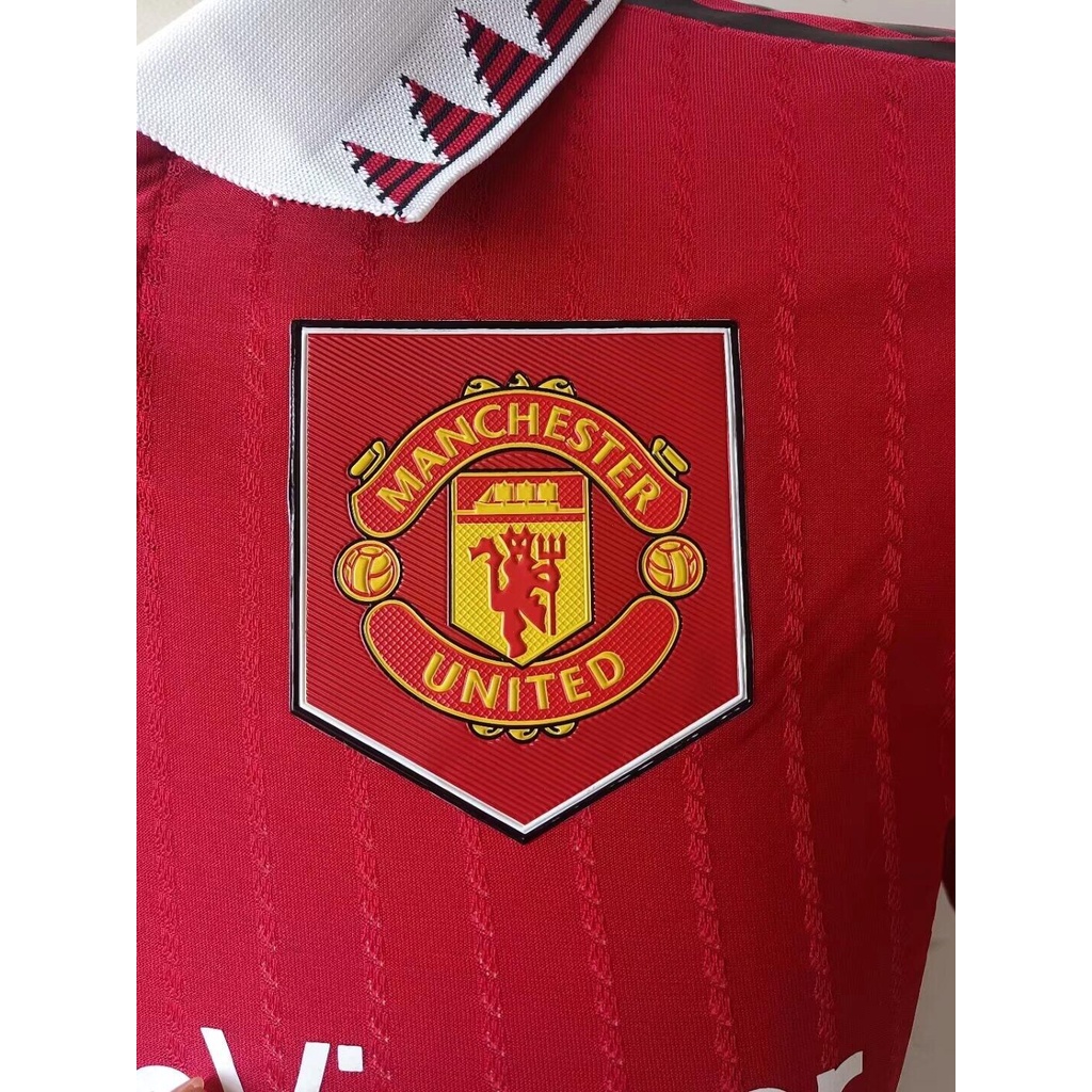 Set Quần Áo Màu Đỏ Đội Tuyển manchester united Mùa Giải 22-23 Size s-2xl