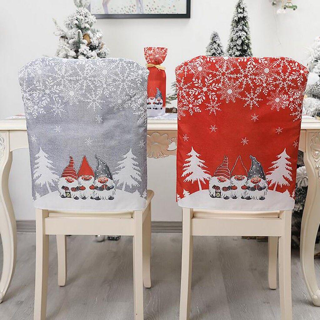 Vỏ Bọc Ghế Họa Tiết Giáng Sinh Độc Đáo Trang Trí Nhà Cửa / Nhà Hàng
