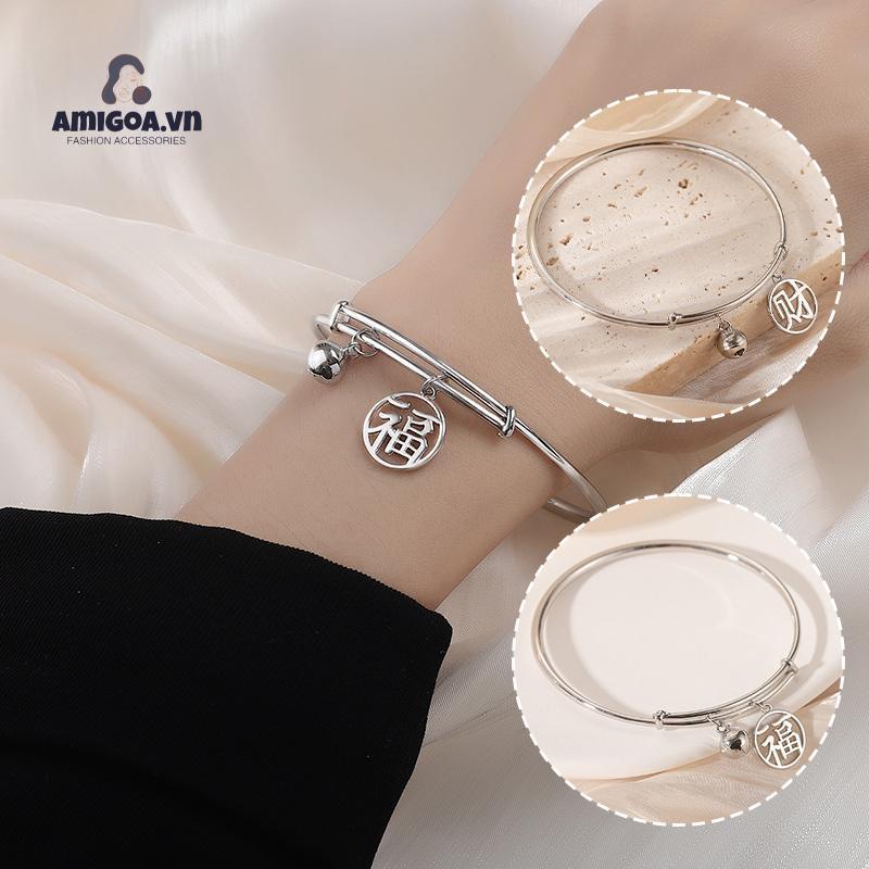 ✨✨Vòng Đeo Tay Gắn Chuông May Mắn Dùng Làm Quà Tặng Cho Cặp Đôi