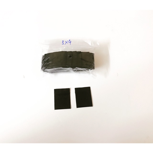 Túi zip đựng đá quý size 3x4