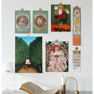 SET POSTCARD DECOR 7 TẤM MIX - Mici Decor