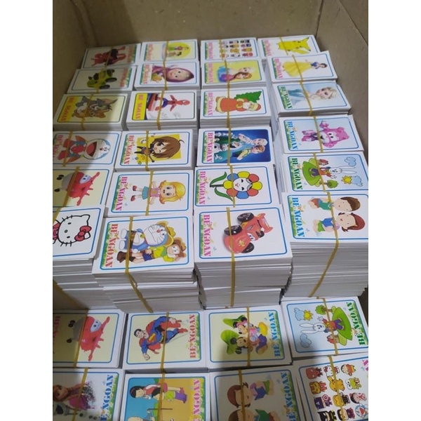 Sét 500 tờ phiếu bé ngoan loại dày c200 nhiều mẫu lẫn