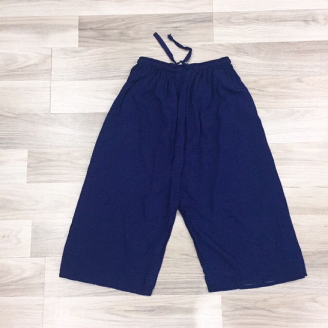 Quần culottes lanh thoáng mát