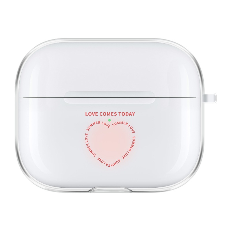 Vỏ Bảo Vệ Hộp Sạc Tai Nghe Airpods Pro 2/3 bluetooth Không Dây Màu Trong Suốt