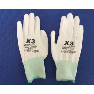 Combo 10 găng tay phủ PU lòng bàn tay Hàn Quốc X3-115W