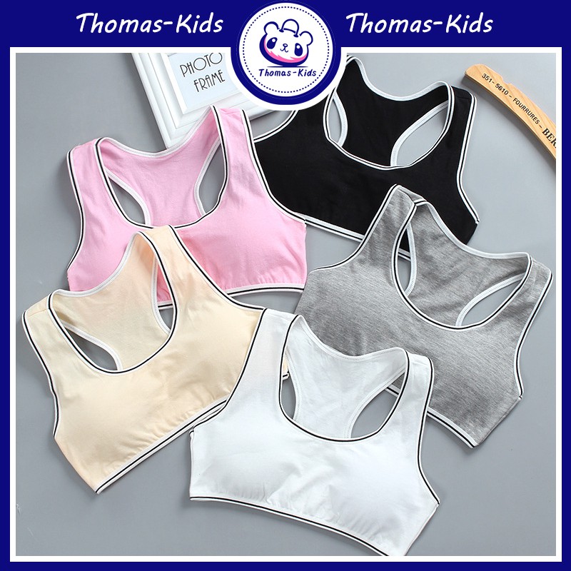 Áo ngực thể thao có mút mềm mại B220/10-16Y cho bé