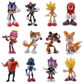 Set 6 Mô Hình Nhân Vật Sonic 5-8cm
