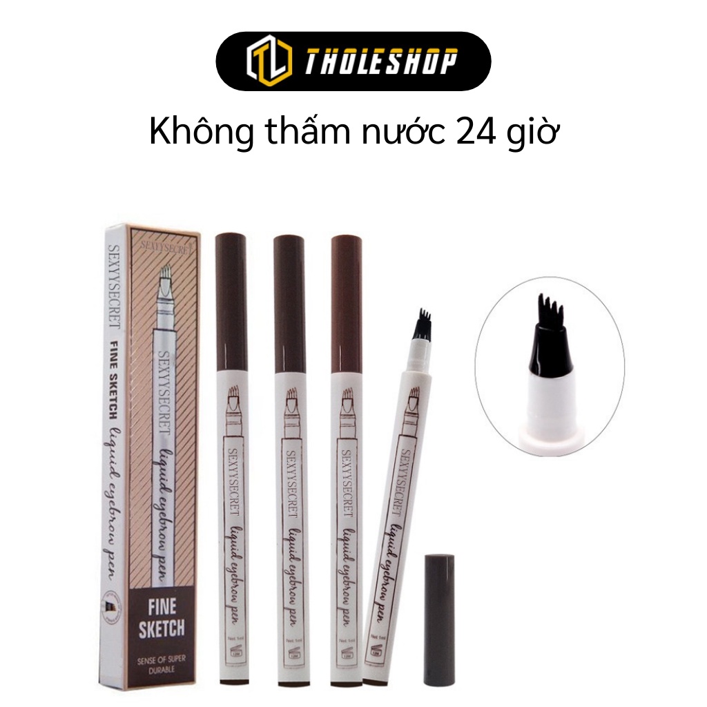 Chì Kẻ Mày - Bút Nước Kẻ Mày 4 Đầu, Không Thấm Nước, Dễ Dàng Vẽ 4980