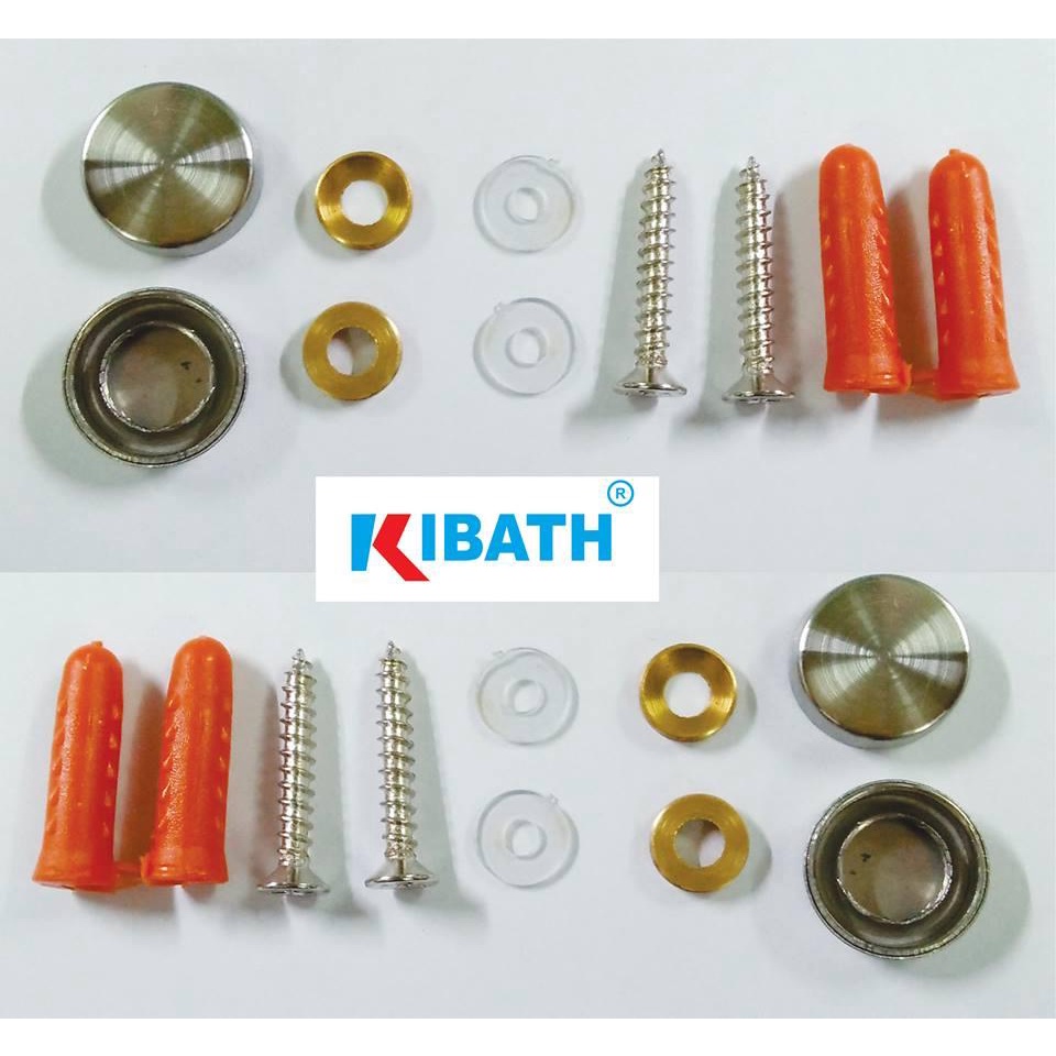 Kệ góc 2 tầng KIBATH Inox 304( 25x25)