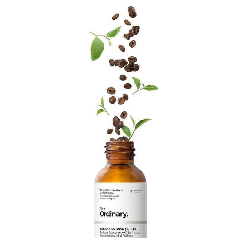 The Ordinary Caffeine Solution 5% + EGCG - 30mL - Tinh chất dưỡng mắt, giảm thâm, giảm nhăn, giảm bọng mắt.