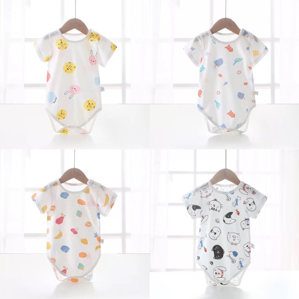Body Chip, Bodysuit Cho Bé Hàng Quảng Châu Mềm Mát, Thoáng Khí