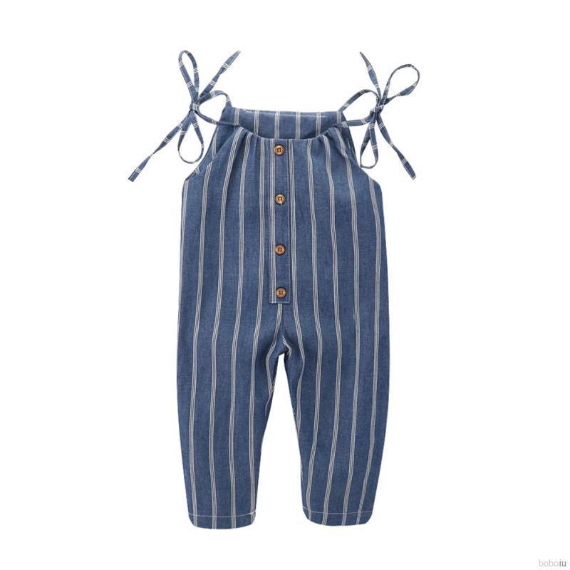 Áo liền quần sọc ngang cho bé trai &amp; gái