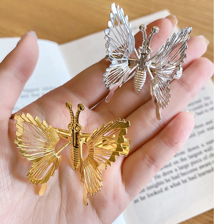 Kẹp Tóc Hình Bướm Chuyển Động Thời Trang Xuân Hè Cho Nữ