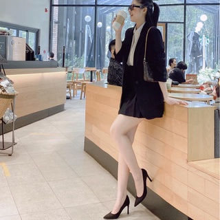 ÁO BLAZER ĐEN BOHEE A195