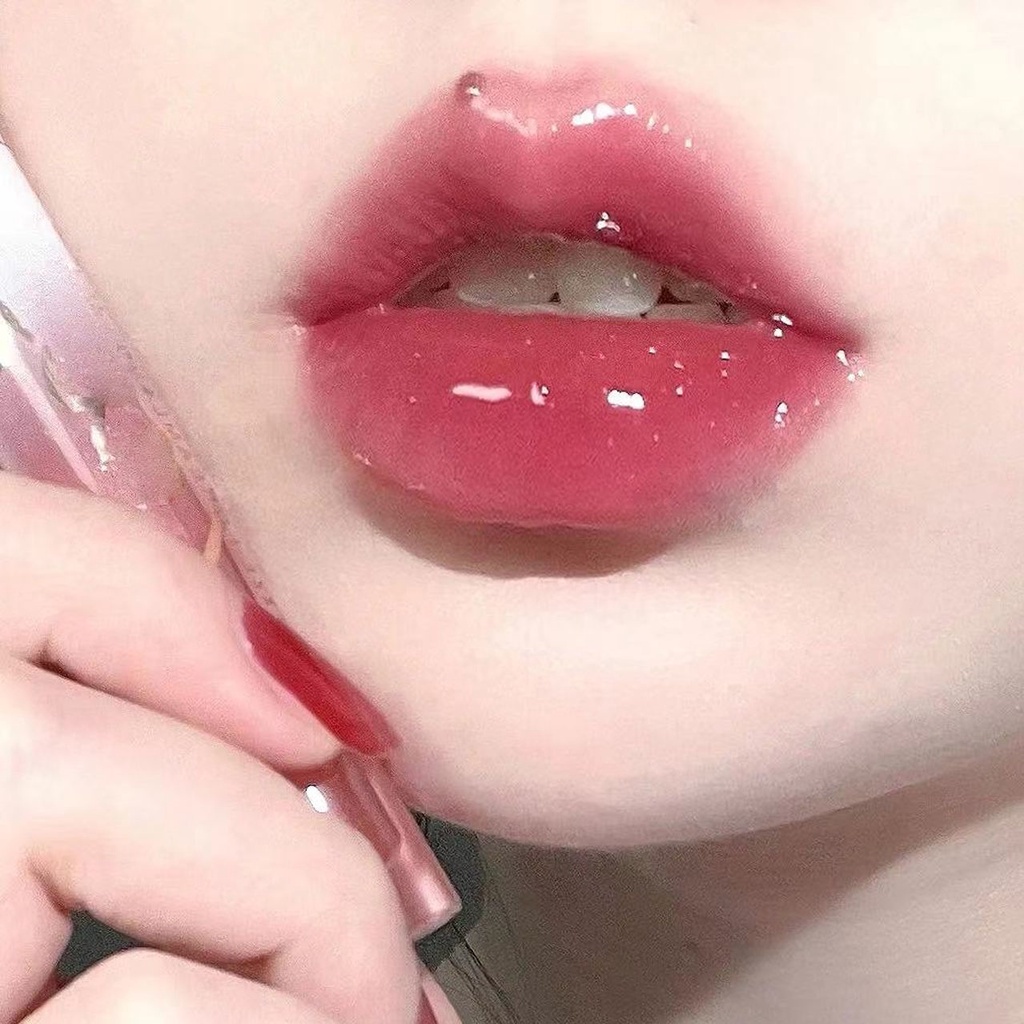 [Hàng mới về] Tinh dầu dưỡng ẩm môi trong suốt có độ bóng cao sử dụng tiện lợi