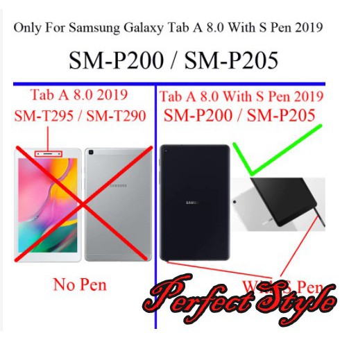 Ốp silicon dẻo Samsung Galaxy Tab A8 plus P205 / P200 Trong suốt / TAB A 8.0 S Pen 2019