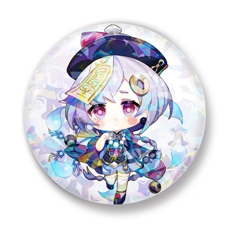 Huy hiệu cài áo in hình GENSHIN IMPACT Lần Đầu Đến Mondstadt anime chibi game