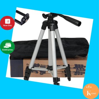 Gậy chụp ảnh Tripod 3110 thiết kế 3 chân đứng, điều chỉnh được độ cao, kẹp điện thoại, máy ảnh, kéo cao tối đa 1022mm