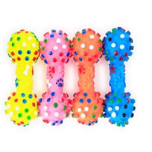 Tạ Gai Đồ Chơi Kêu Chip Chip Cho Chó Mèo 12cm - BOMPET