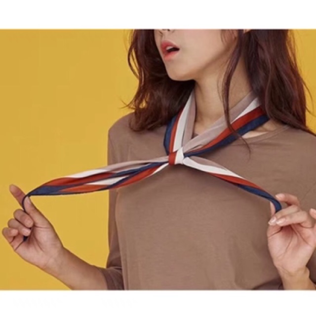 Khăn choàng cổ hoạ tiết trơn - Khăn thời trang nữ - Maben