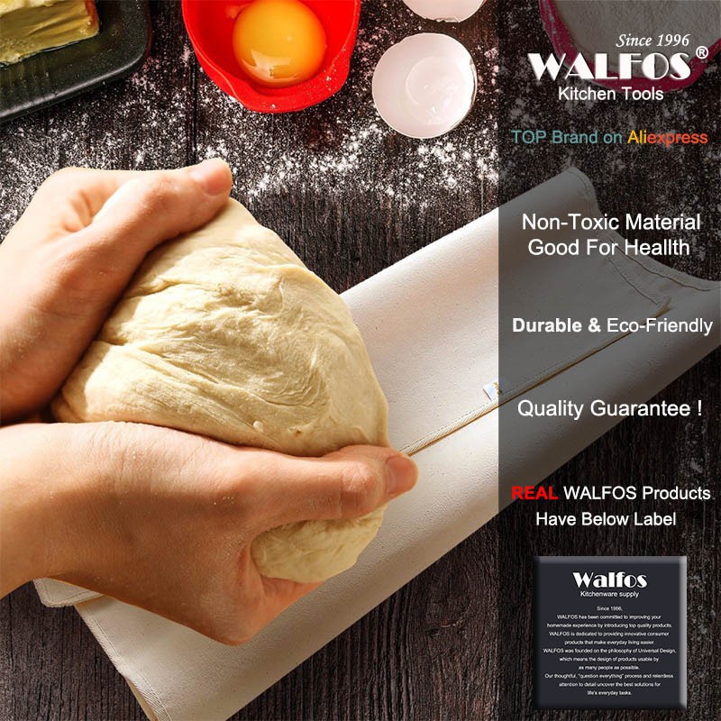 Walfos dày lên men bằng vải lanh chống thấm bột làm bánh nướng chảo