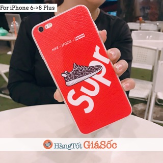 Ốp dẻo Supr. cho iPhone 6->8 Plus (Ốp lưng iPhone, hangtotgiasoc)