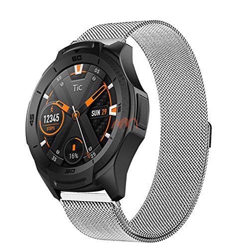 Dây lưới kim loại đồng hồ Ticwatch S2 E2 C2 Pro2