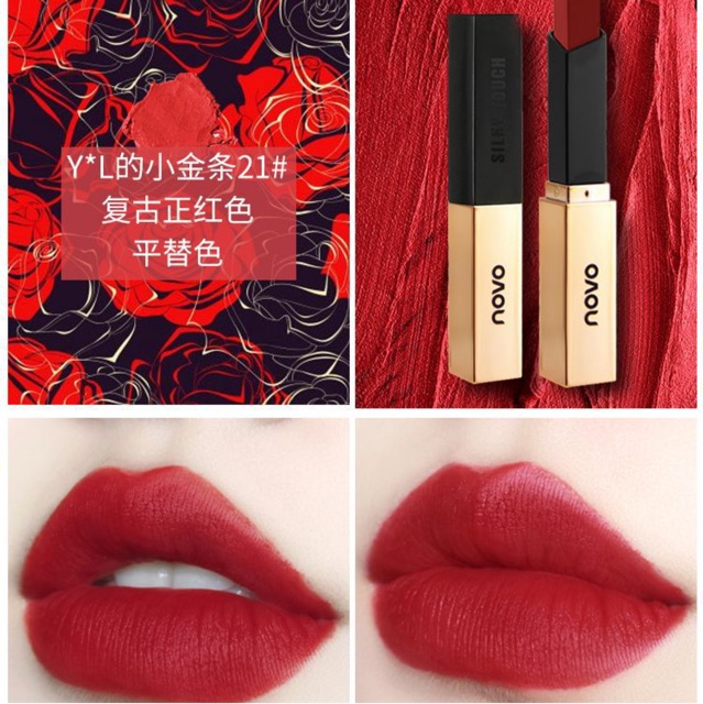 Son Velvet Matte Lipstick Nội Địa Trung Dupe YSL Slim Sang Chảnh