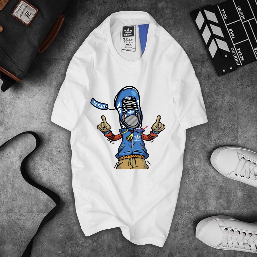 Áo Phông adidas Ngắn Tay Cho Cặp Đôi Nam Nữ 100% Cotton, Dáng Rộng Thời Trang Cỡ Lớn Phù Hợp Với Tất Cả