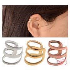 💥HÀNG CÓ SẴN💥 Khuyên Kẹp Vành Tai 3 Dây Phong Cách Punk Rock Cá Tính 3 dây ngang💥CHỌN MẪU💥001613