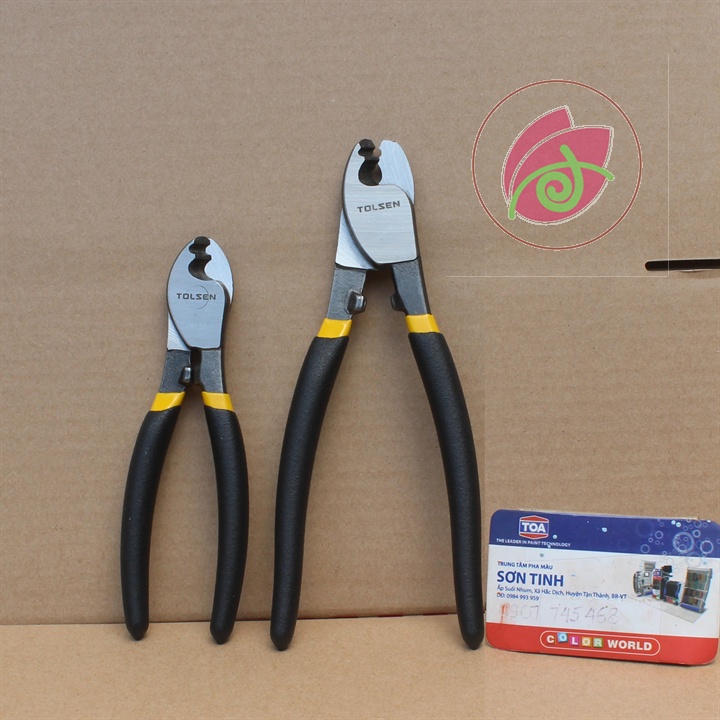Kìm cắt cáp điện 6in 8in 10 in tolsen 38020 38021 38022