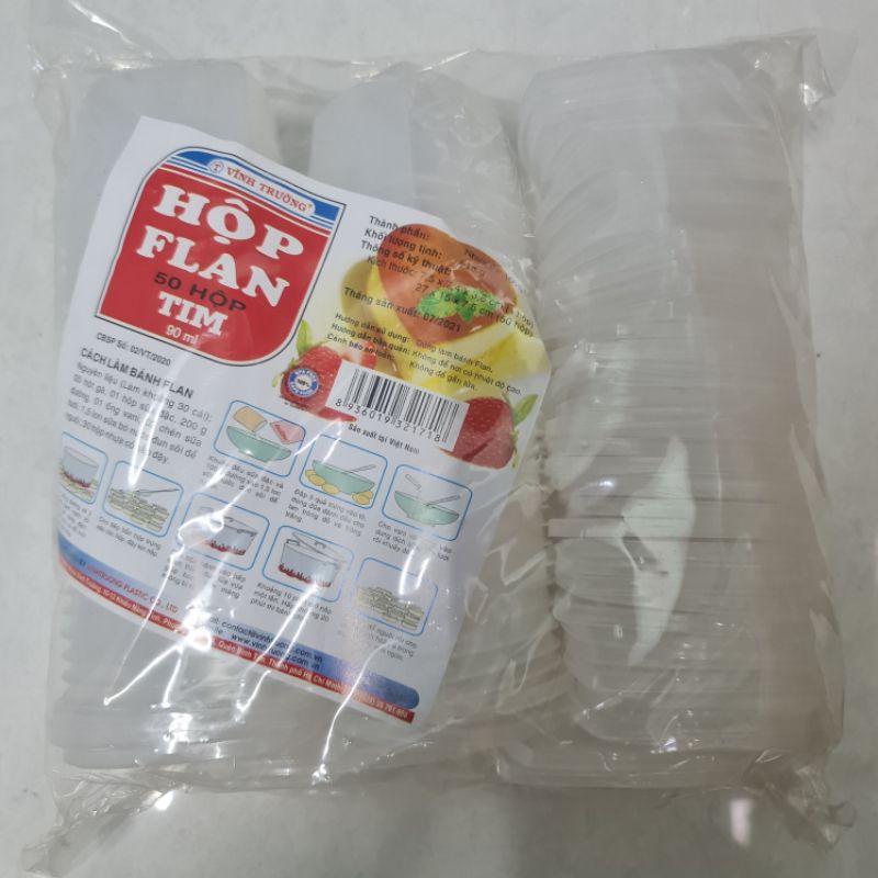 Hũ Bánh Flan 50 hũ/bịch