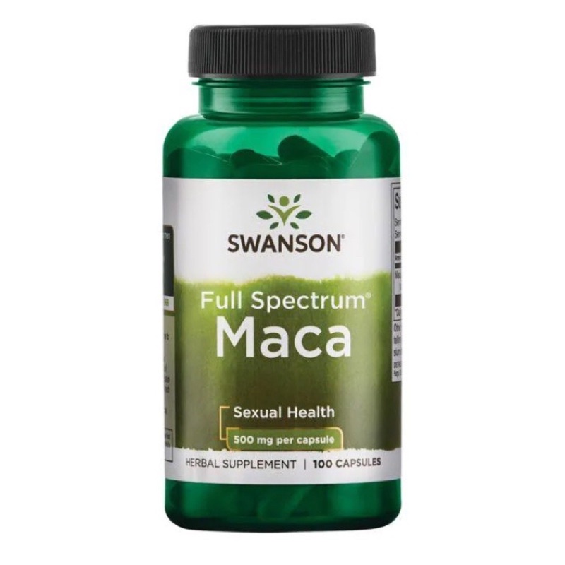 Swanson Full Spectrum Maca 250MG [100 Viên] - Hỗ Trợ Tăng Sinh Lý Nam Giới Cao Cấp