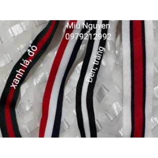 Dây viền trang trí quần áo 1m/ 1màu
