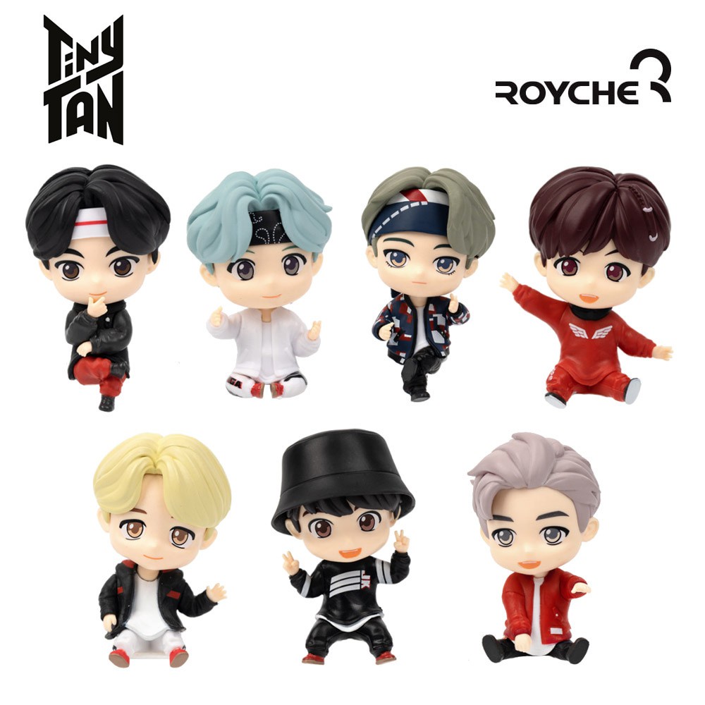 Mô Hình Nhân Vật Hoạt Hình BTS  Kèm Mic Nhỏ Nhắn]