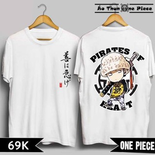 FREESHIPÁo Thun In Hình Law 2 Mẫu Trắng Đen Cực Đẹp, Cực Chất - Áo Thun One Piece