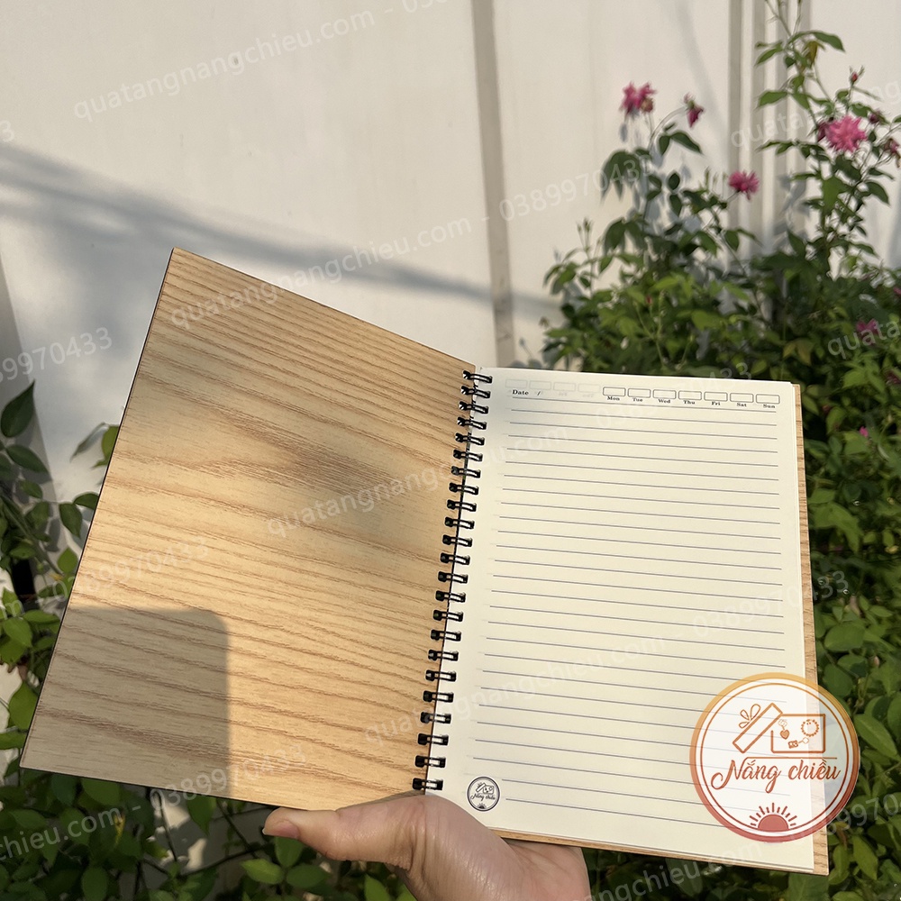 Notebook, sổ nhật kí tình yêu, lưu bút ngày hè, Món quà ý nghĩa tặng bạn bè, người yêu , khắc theo yêu cầu