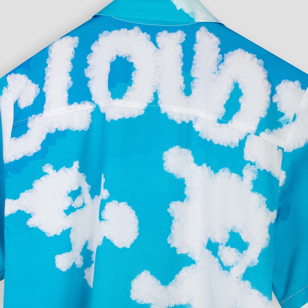 Áo sơ mi local brand unisex Clownz Cloudz Shirt họa tiết mây trời, form rộng, chất kate mịn, dáng tay lỡ | BigBuy360 - bigbuy360.vn