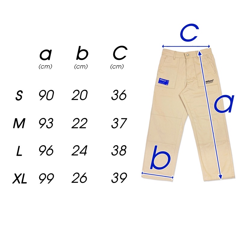 Quần Kaki FEARLESS Daily Pant trắng sữa