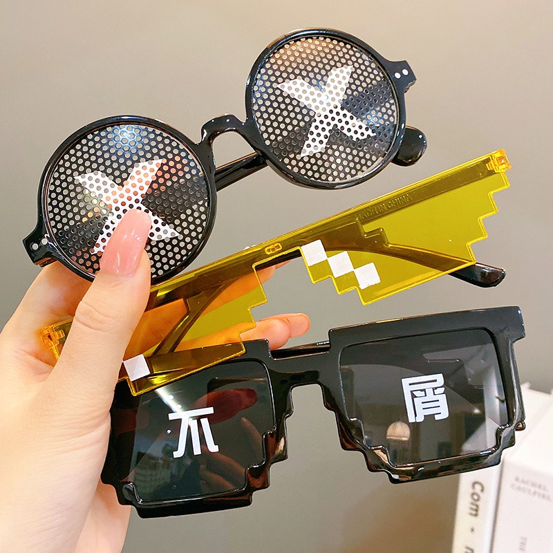 Kính Thug Life Loại 6 chấm - KÍNH MÁT CỰC NGẦU MINECRAFT Mẫu mới Hot Trend