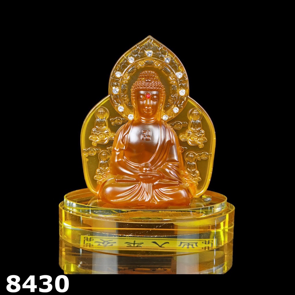 Quan Âm 2 Mặt  để xe bằng lưu ly  - Phật Giáo Tường Thuận