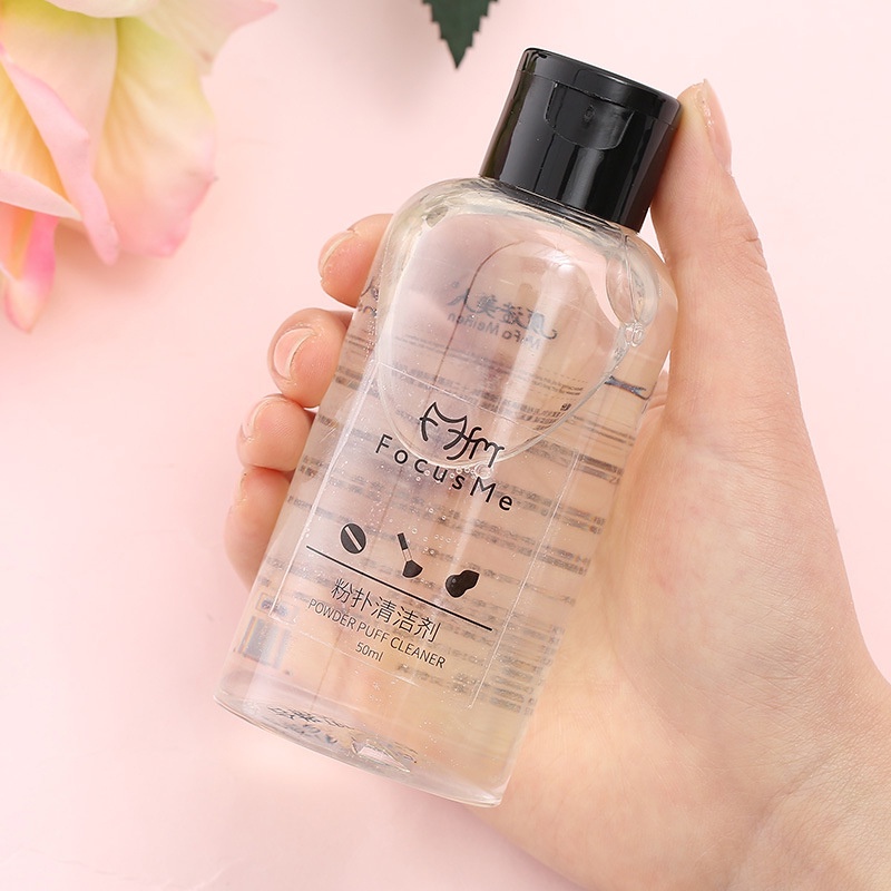 Còn Hàng Puff Bụi Cọ Trang Điểm 50Ml Làm Đẹp Trứng Sữa Rửa Dụng Cụ Trang Điểm Dọn Dẹp Chất Lỏng