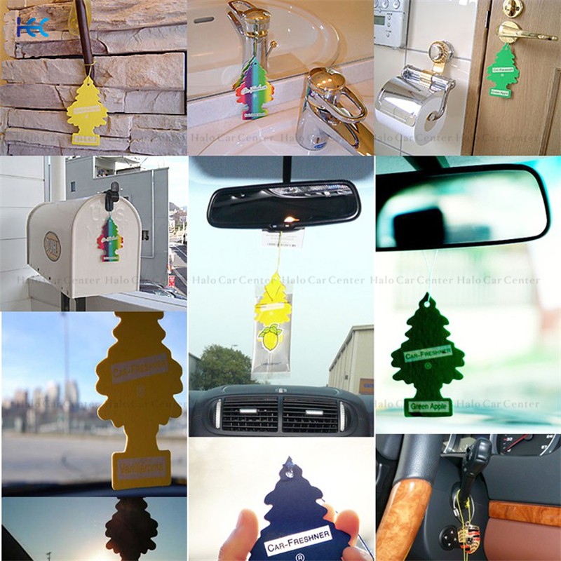 Mặt dây hình cây thông khuếch tán tinh dầu thơm cho xe hơi