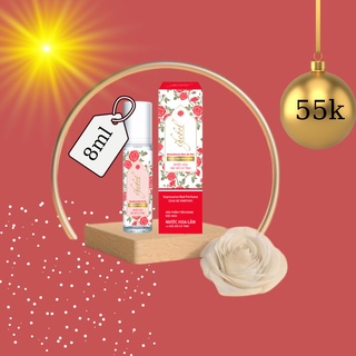 Nước hoa nữ thơm lâu sắc đỏ cá tính Thebol 8ml(Dạng lăn)