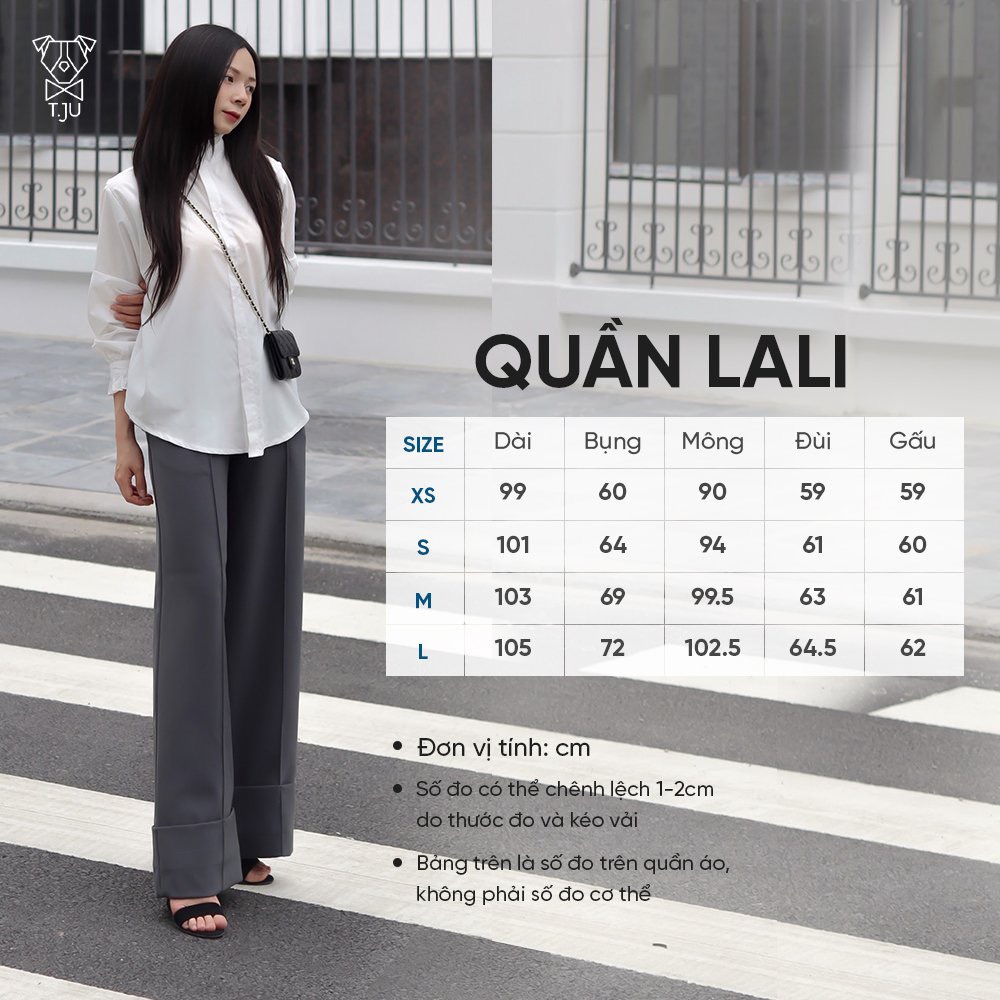 Quần suông gập gấu LALI pants (T-Ju thiết kế)