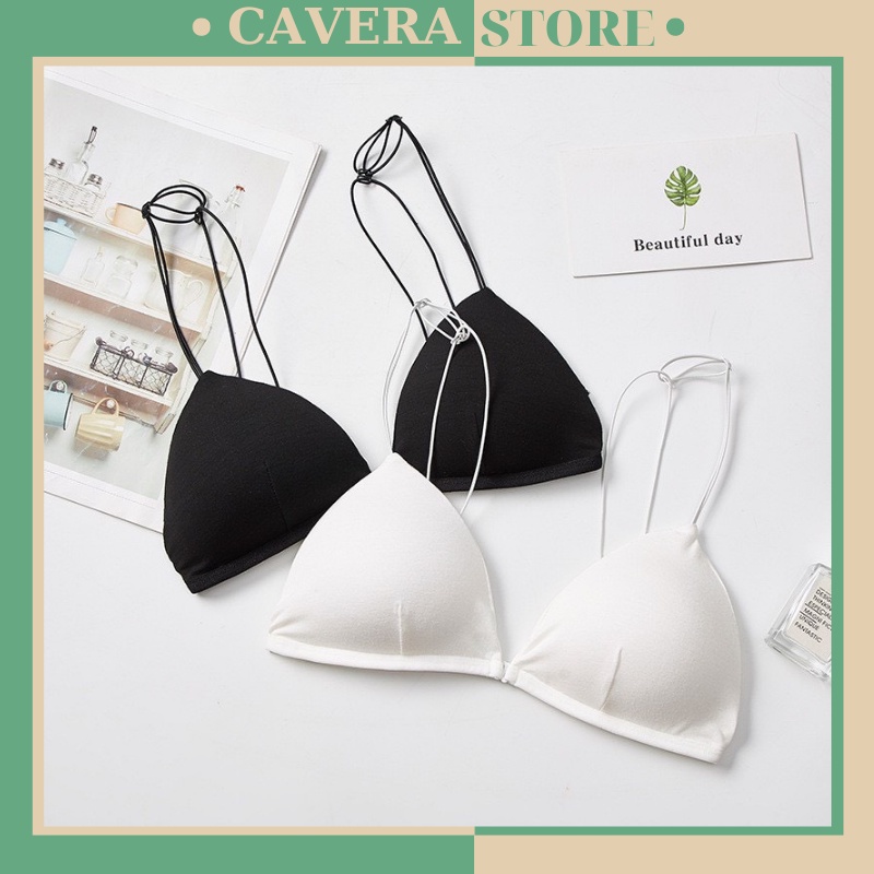 Áo Bra Cotton Cài Trước Dây Mảnh ✨ FREESHIP ✨Áo bra nữ sexsy - Áo Bra Mút Mỏng A2099