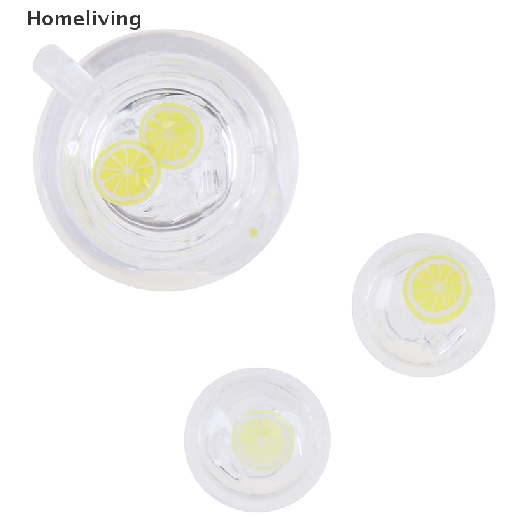 Set 3 Ly Nước Ép Trái Cây Trang Trí Nhà Búp Bê