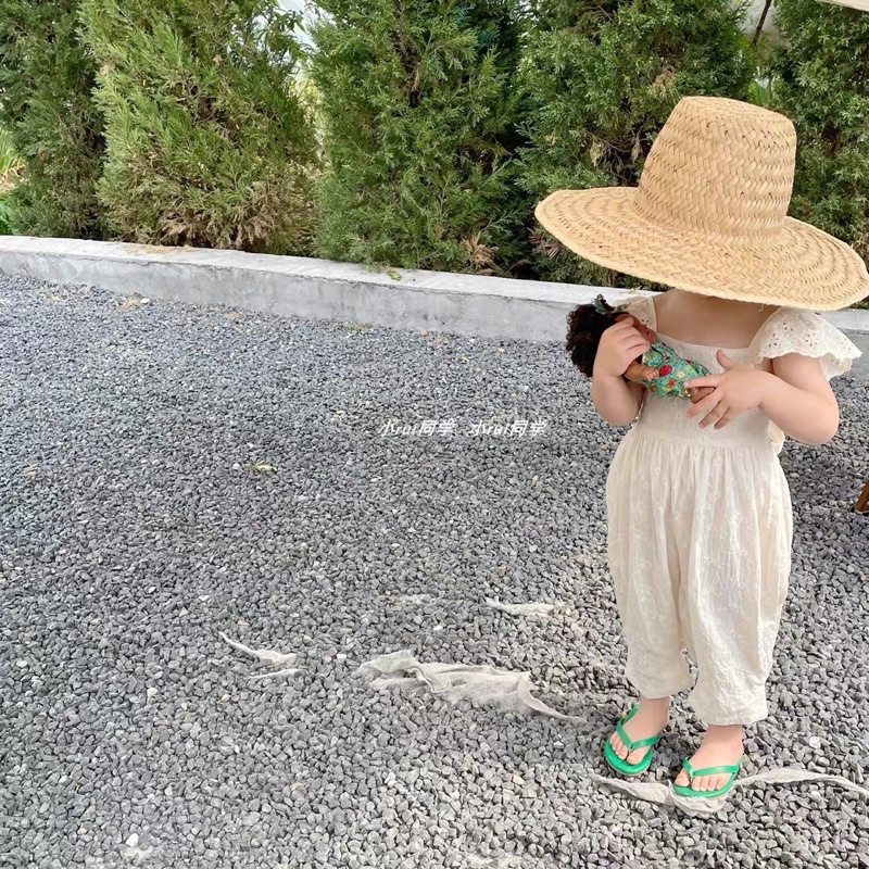 JUMPSUIT HỞ LƯNG HÀN QUỐC CHO BÉ GÁI