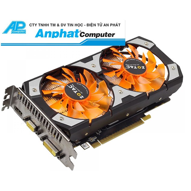 VGA Zotac Gigabyte GTX 750ti 2gb 128bit ram5 bảo hành 3 tháng