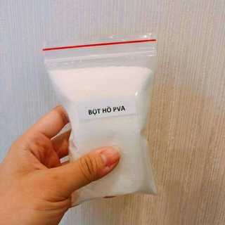 Bột nấu keo trong làm slime PVA.